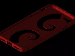 3D Printed iPhone 7 Case (Fibonacci Spiral)