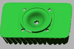 3dScan Rotax 550cc engine combustion chamber