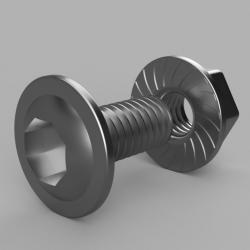 STL-Datei Bibliothek für metrische Bolzen und Gewinde 🔩 kostenlos・Design  für 3D-Drucker zum herunterladen・Cults