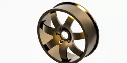 Alloy wheel rim