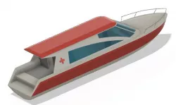 Ambulance RC Boat