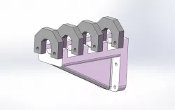 Badminton bat holder for UR5