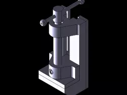 Bench Vice Assembly CATIA V5