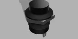Black push button