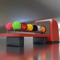 BOWLING BALL STAND