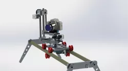 Camera dolly cart and rails
