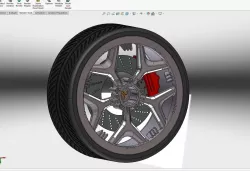car tire (custom) 1