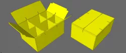 Cardboard shipping box