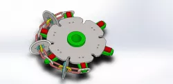 Chain and disk for tube chain project