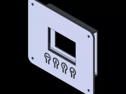 Chargery BMS Panel mount support