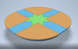 Circular Expanding Dining Table
