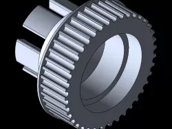 CloudWheel Discovery 40t HDT5 pulley with bearing press in
