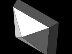 Corner wall pillar cap