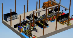 Cowl assembly line rear shock towers and trunk floor