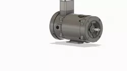 DC motor with 3D printed terminal box