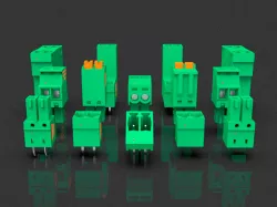 DEGSON 15EDG Series 3.5mm pluggable terminal block FullPack
