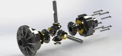 Differential axles GAZ-22177 and others.