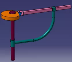 Disk cam simulation