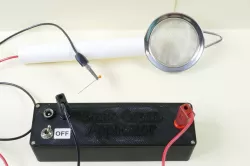 DIY static grass applicator for model railways
