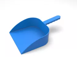 Dustpan model with molding tools