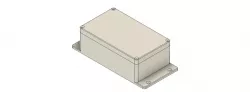 Enclosure with flange 200x120x75mm Plastic Box