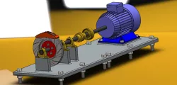 EXPERIMENTAL DESIGN THAT CAN TEST THE LIFE OF CAR BRAKE PADS solidworks