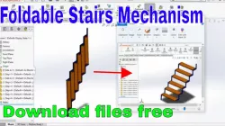 Foldable Stairs Mechanism