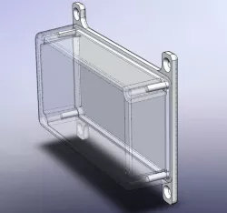 Gainta G0124F Aluminium enclosure with the flanges