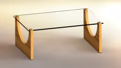 Glass Top Coffee Table by BK