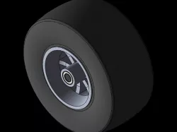 Go-kart front wheel 10X4.5--5