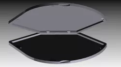 Hard shell box for FFP 2 mask