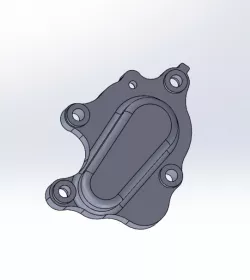Honda CR 500 water pump cover