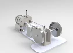 Horizontal Steam Engine