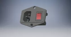 Huaconn HC-99 F5 IEC connector switched fused