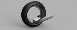 Hubless wheel concept