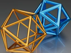 Icosahedron shape pipe frame