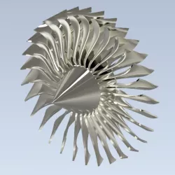 Jet Turbine Fan