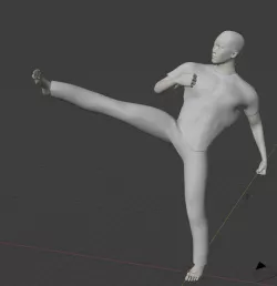 judo warrior high resolution stl