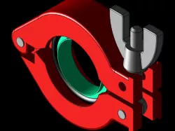 KF-25 Clamp and Centering Ring