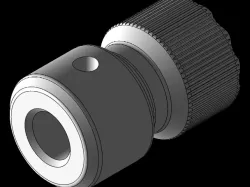 Knurled thumb knob - Porsche 356 odometer reset
