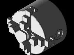 LATHE 4 JAW SELF ALLIGNING CHUCK