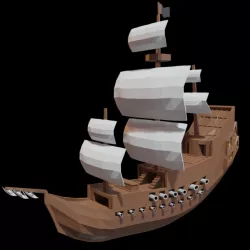 LOW POLY SHIP