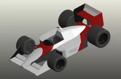 McLaren MP4/4 Tooned