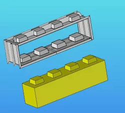 Moule bloc béton