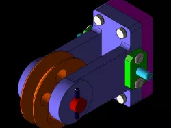 one pulley assembly