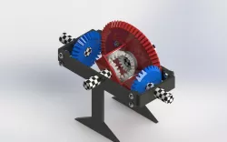 Open differential