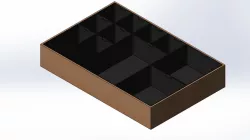 Parametric/Configurable Modular 3D Printed Parts Bins