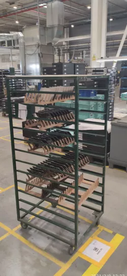 Parts transport cart