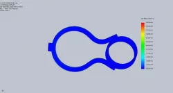 Pipe Holder Analysis with Flexible Rubber Pipe