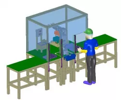 Robot check assembly